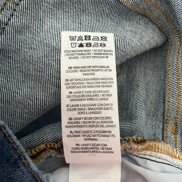 Boden Women’s High Rise Wide Leg Relaxed Blue Stretch Denim Jeans 29 Petite - Picture 10 of 11